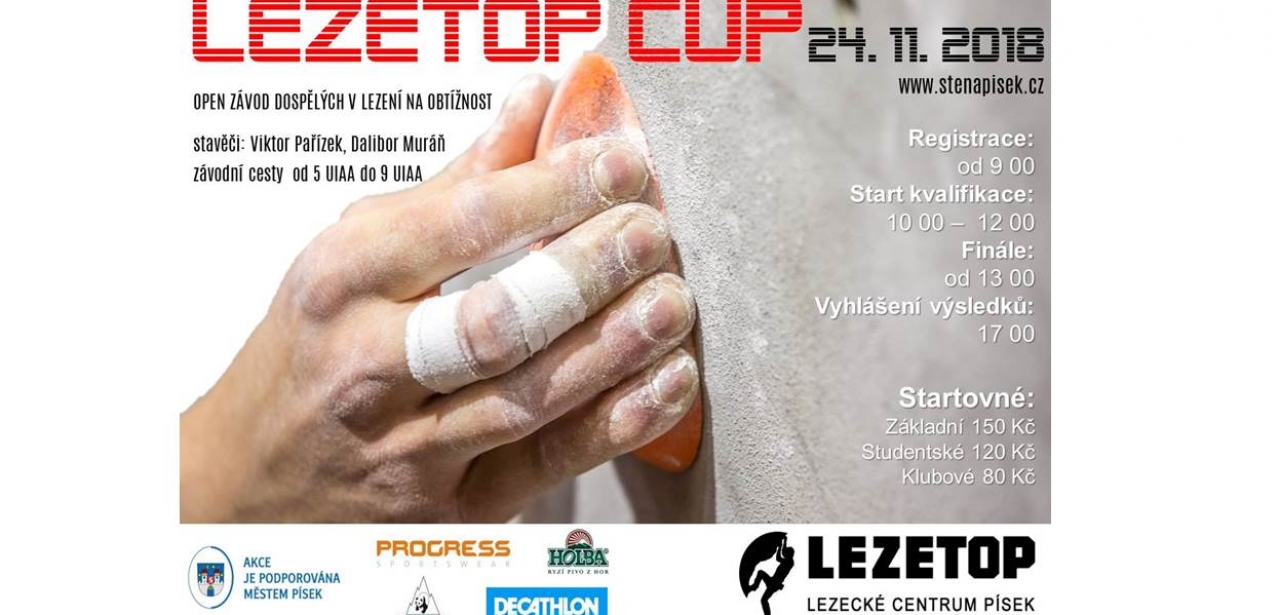 Foto k článku LezeTop Cup a Písecký Pavouk 2018!